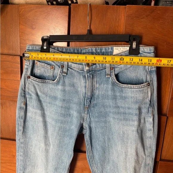 rag & bone Dre low-rise slim boyfriend Jeans - Picture 3 of 9